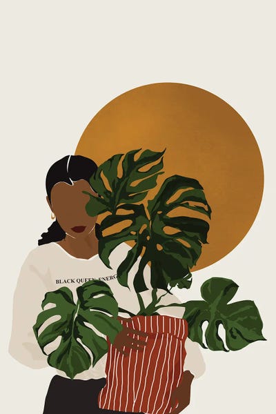 Monsteras: Plant Lady by Mezay Ugbo