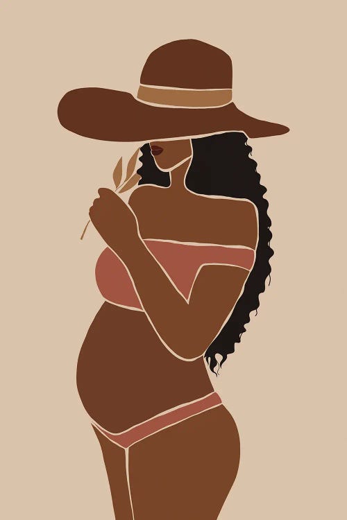 The Wait I by Mezay Ugbo wall art