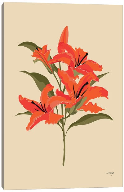 Summer Lilies Canvas Art Print - Lily Art
