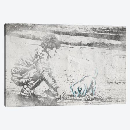 Digging Away Canvas Print #ULE15} by 5by5collective Canvas Wall Art