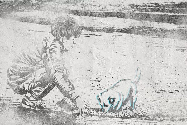 Puppies: Digging Away by 5by5collective