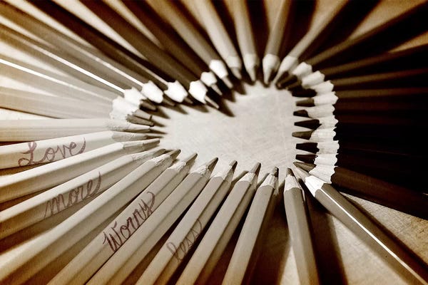 Hearts: Love More, Worry Less by 5by5collective