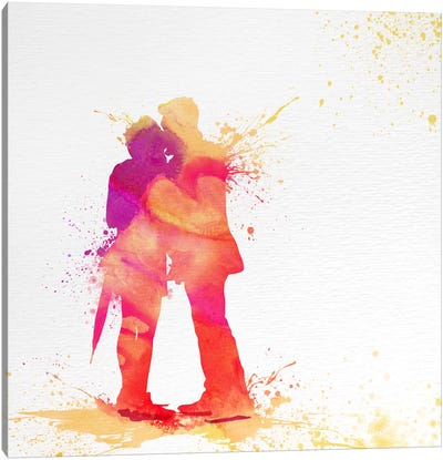 Sentimental Love Canvas Art Print - Couple Art