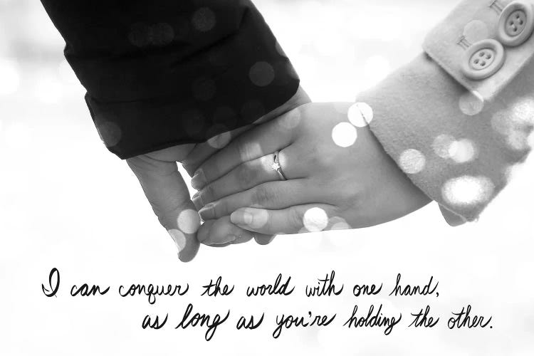 I Can Conquer the World with One Hand by 5by5collective wall art