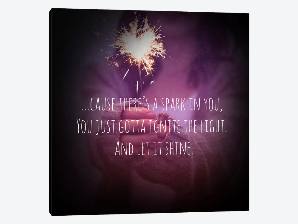 Let it Shine by 5by5collective 1-piece Canvas Print