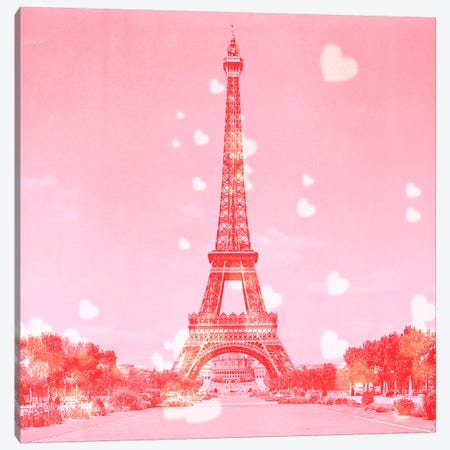 Sweet Paris Canvas Print #ULE7} by 5by5collective Canvas Wall Art