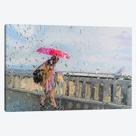 Rainy Day I Canvas Print #ULK27} by Ulla Kutter Canvas Art Print