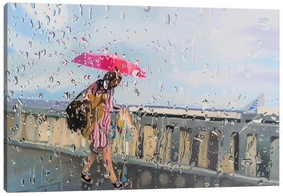 Rainy Day I Canvas Art Print - Ulla Kutter