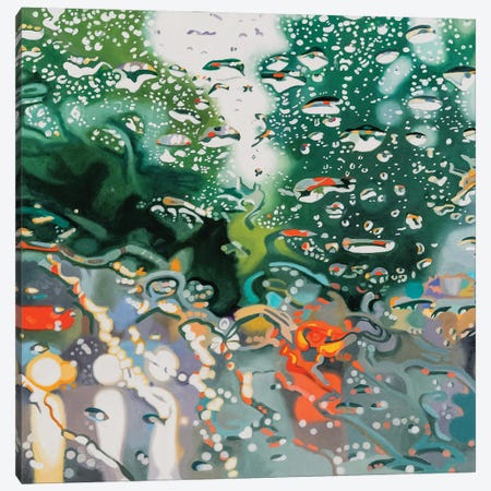 Rainy Day II Canvas Print #ULK28} by Ulla Kutter Canvas Artwork