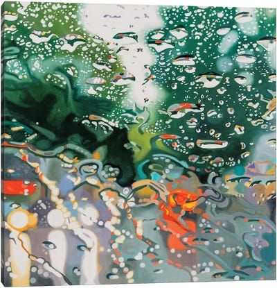 Rainy Day II Canvas Art Print - Ulla Kutter