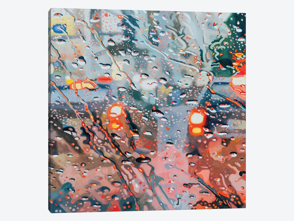 Rainy Day III by Ulla Kutter 1-piece Canvas Artwork