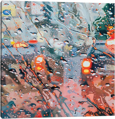 Rainy Day III Canvas Art Print - Ulla Kutter