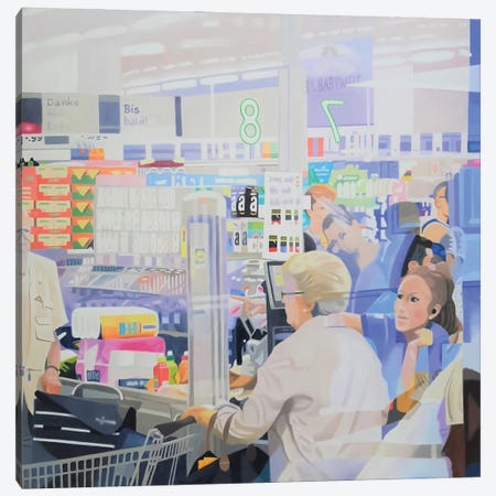 Supermarkt I Canvas Print #ULK36} by Ulla Kutter Canvas Artwork