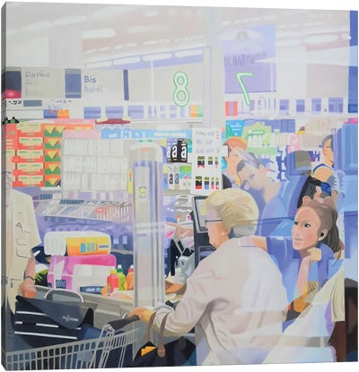 Supermarkt I Canvas Art Print - Ulla Kutter