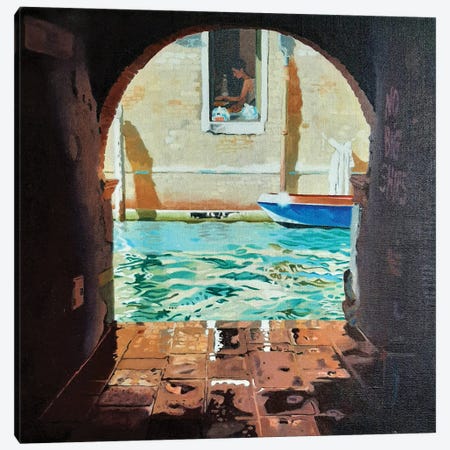 Venice II Canvas Print #ULK40} by Ulla Kutter Canvas Art