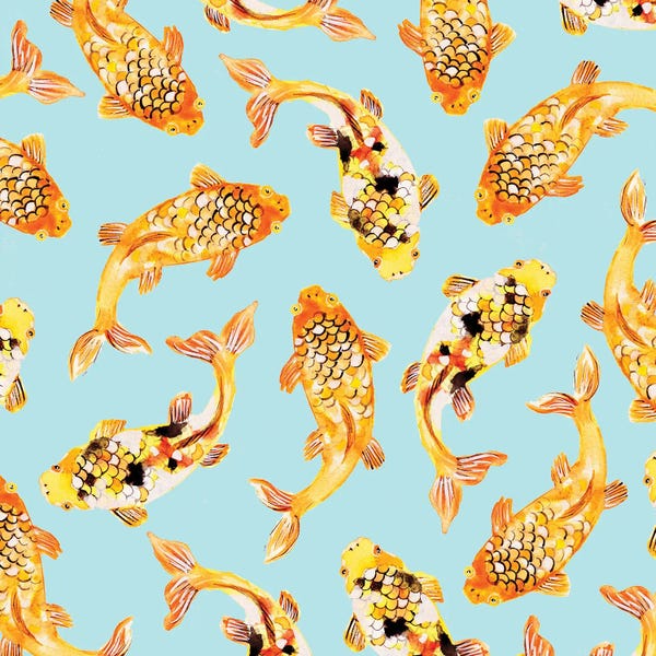 Animal Patterns: Goldfish by 83 Oranges