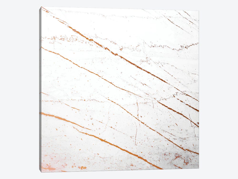Rose Gold Marble by 83 Oranges 1-piece Canvas Art
