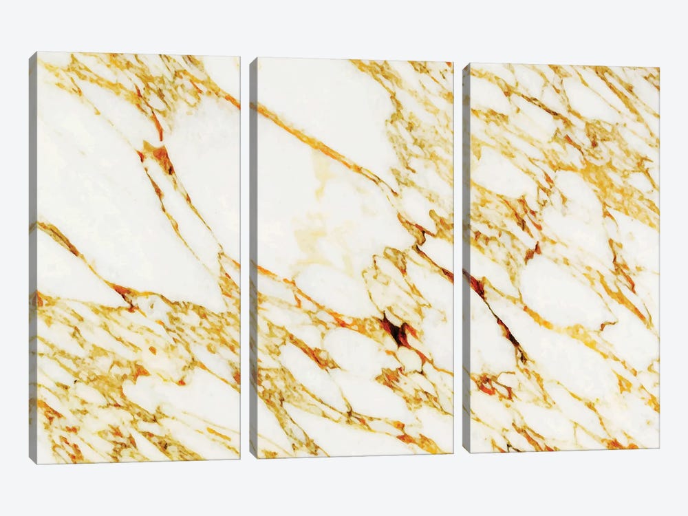 Gold Marble by 83 Oranges 3-piece Canvas Art