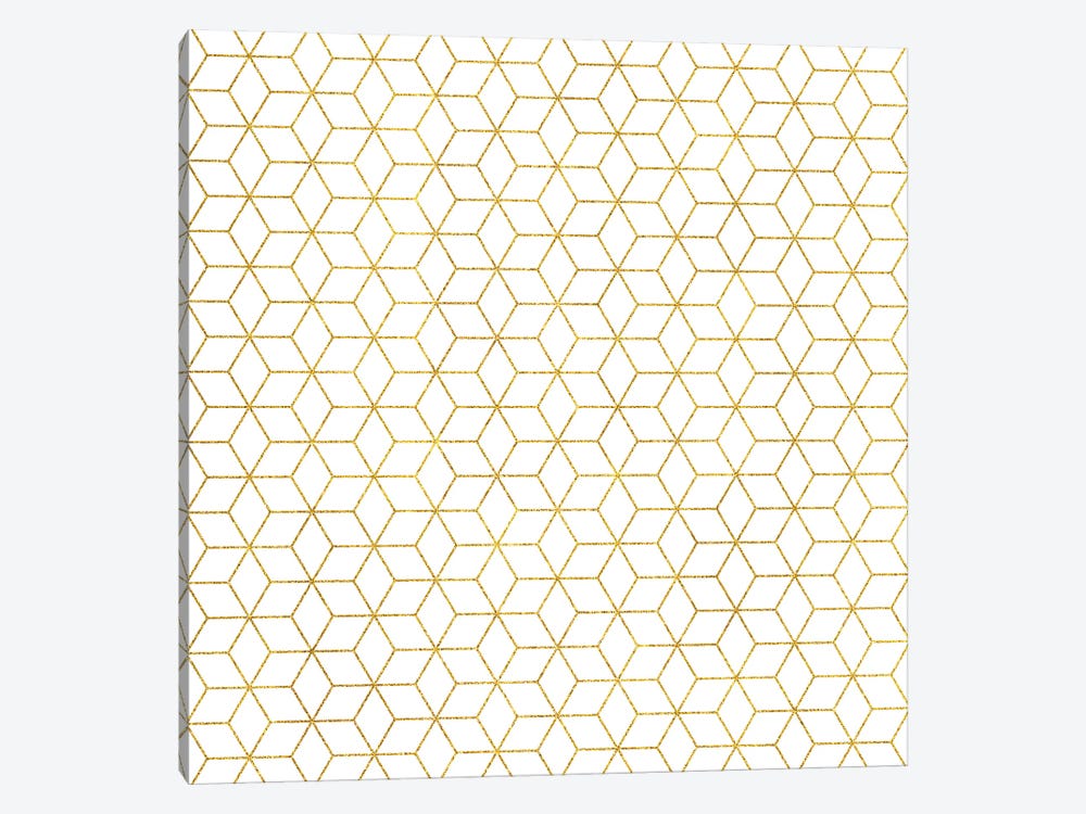 Gold + Geometric by 83 Oranges 1-piece Canvas Print