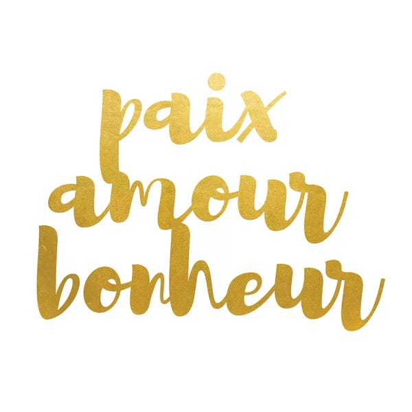 Romantic Bedroom (Love): Peace Love Happiness by 83 Oranges