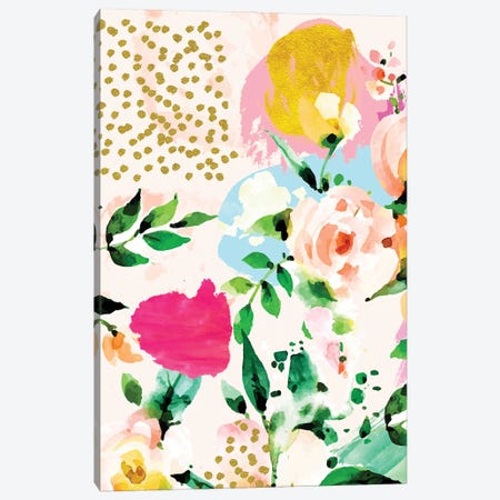 Floral Blush Canvas Print #UMA1174} by 83 Oranges Canvas Artwork