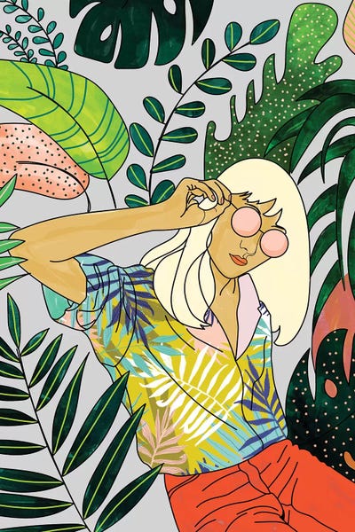 Spring Break by 83 Oranges framed canvas print