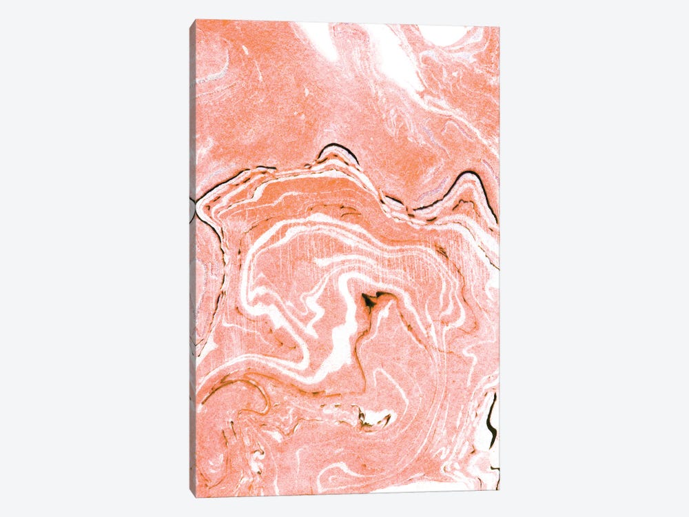 Coral Blush Marble by 83 Oranges 1-piece Canvas Wall Art