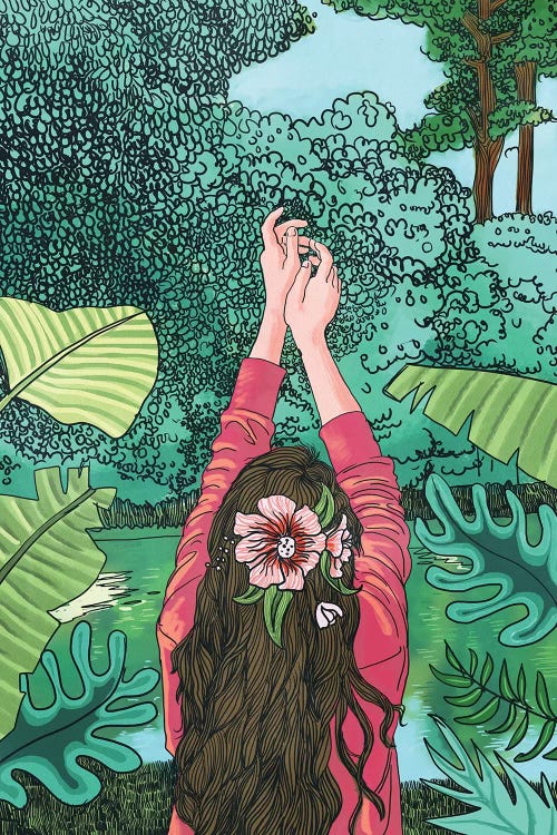 Comic Book Jungle by 83 Oranges wall art