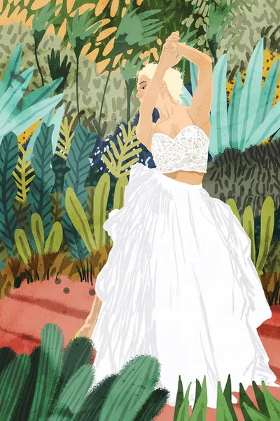 Tropical Leaves: Forest Bride by 83 Oranges
