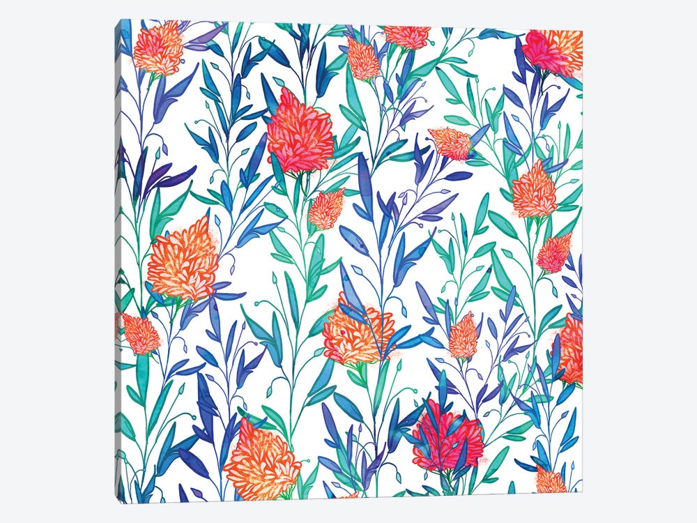 Vibrant Floral 1-piece Canvas Print