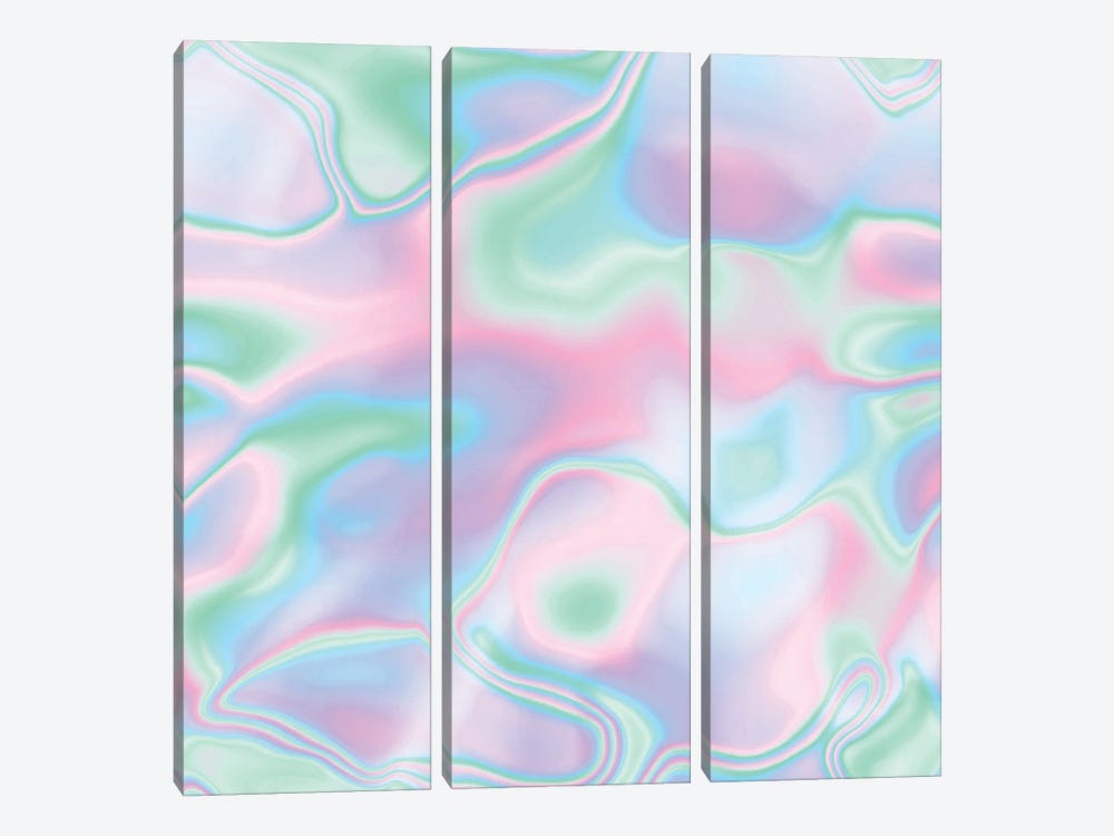 Holograph V-II by 83 Oranges 3-piece Canvas Art