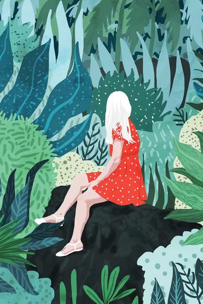Tropical Leaves: Forest Gaze by 83 Oranges