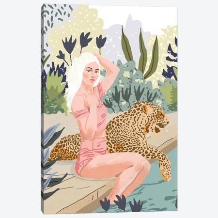 How to Train Your Leopard Canvas Print #UMA140} by 83 Oranges Canvas Art
