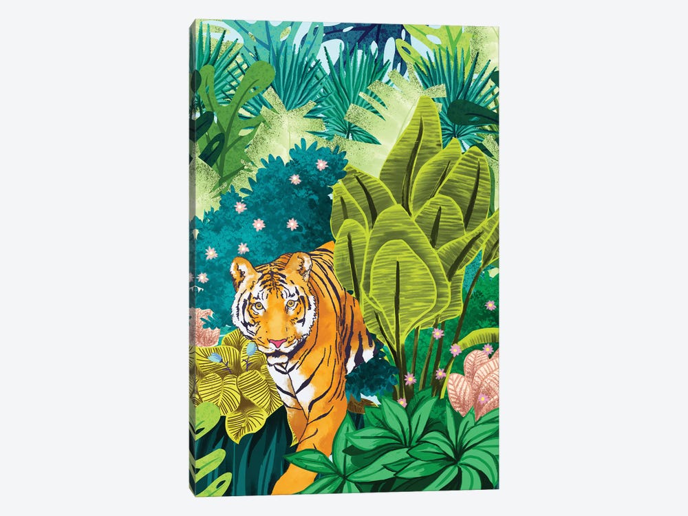 Kontur bakke Fortryd Jungle Tiger Canvas Art by 83 Oranges | iCanvas
