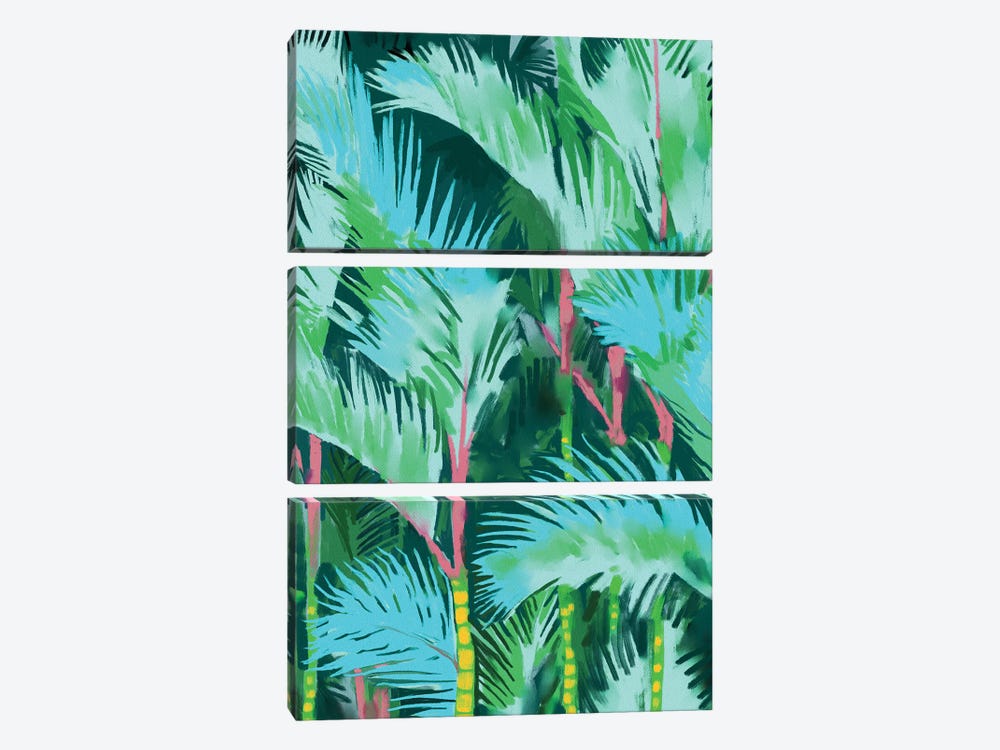Palm Forest by 83 Oranges 3-piece Canvas Wall Art