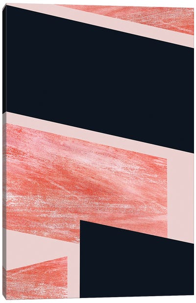 iNDULGE and vICE Canvas Art Print - Black & Pink