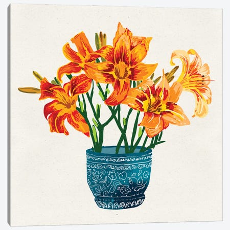 Lily Blossom Canvas Print #UMA1467} by 83 Oranges Canvas Art