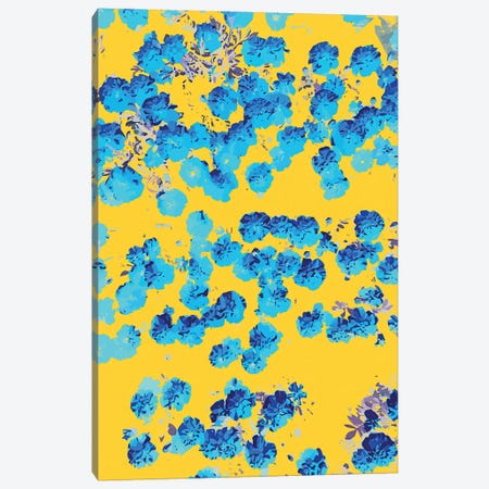 Bananans & Blue Canvas Print #UMA1480} by 83 Oranges Art Print