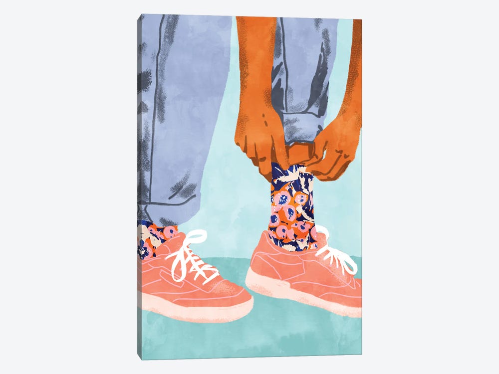 Pull Up Those Pretty Socks! by 83 Oranges 1-piece Canvas Artwork