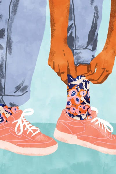 Women's Pants: Pull Up Those Pretty Socks! by 83 Oranges