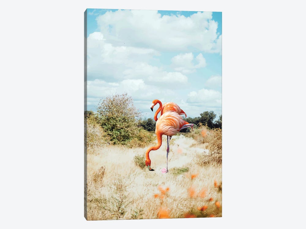 Flamingo Couple by 83 Oranges 1-piece Art Print