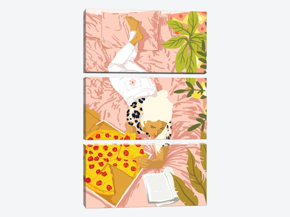 Pepperoni Pizza by 83 Oranges 3-piece Canvas Artwork