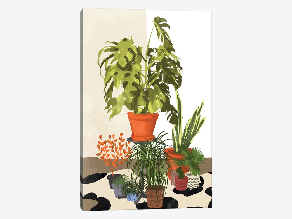 Plant Pots by 83 Oranges 1-piece Canvas Print