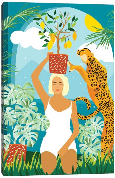Bring The Jungle Home Canvas Art Print - Cheetah Art
