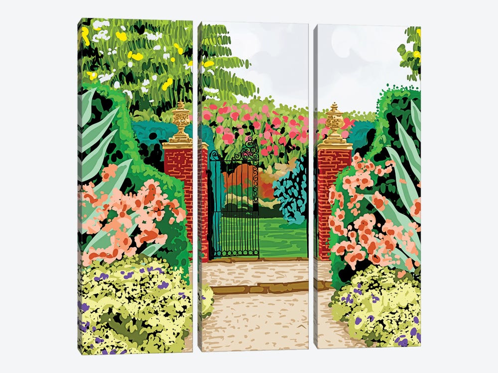 Gated Garden by 83 Oranges 3-piece Canvas Wall Art