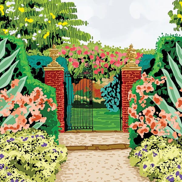 Tropical Leaves: Gated Garden by 83 Oranges