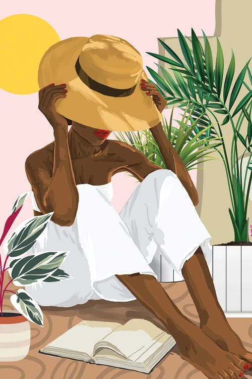 Summer Reading by 83 Oranges wall art