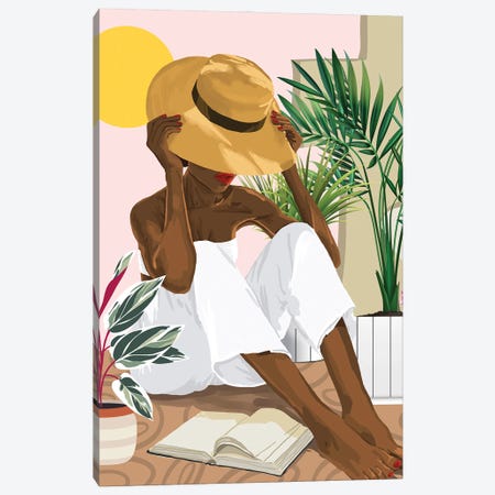 Summer Reading Canvas Print #UMA1509} by 83 Oranges Canvas Art