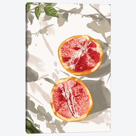 Grapefruit kinda zest for life Canvas Print #UMA1515} by 83 Oranges Canvas Artwork