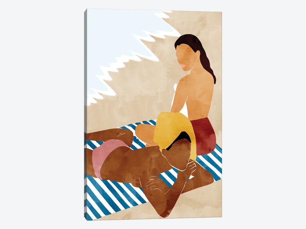 Beach Besties by 83 Oranges 1-piece Canvas Art Print